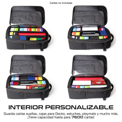 Mochila Premium para TCG's de Almacenamiento Masivo Customizable - ENHANCE