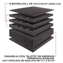 Mochila-Cofre Premium de 4 capas para Minis de RPG's y War Games - ENHANCE