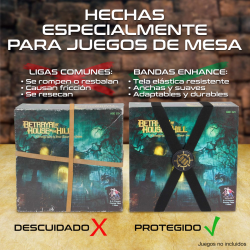 5 Bandas Elásticas Premium para Juegos de Mesa - ENHANCE