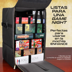 5 Bandas Elásticas Premium para Juegos de Mesa - ENHANCE