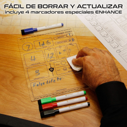 Hoja de Personaje Reutilizable Acrílico (Juego de 3) para D&D 5e - ENHANCE