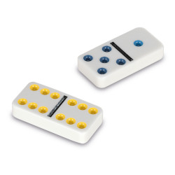 DOMINO DOBLE 6 COLORS METAL BOX