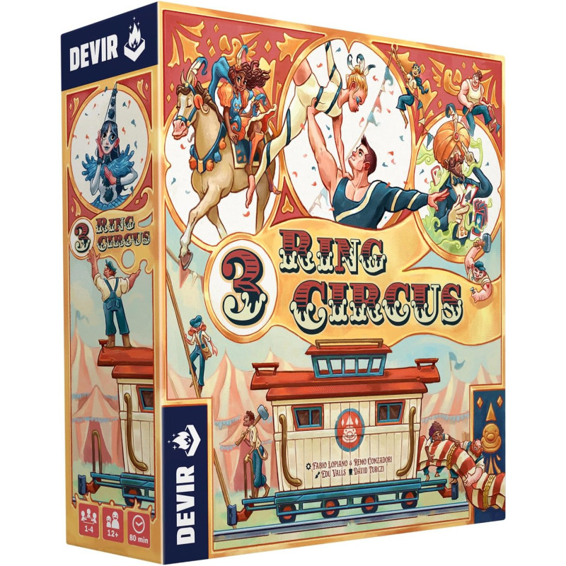 3 Ring Circus | Juego de mesa | DiaDJuegos